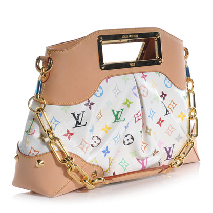 Louis Vuitton Monogram Multicolor Judy MM White 3 of 7
