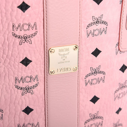 MCM Visetos Medium Liz Reversible Shopper Tote Soft Pink 7 of 13