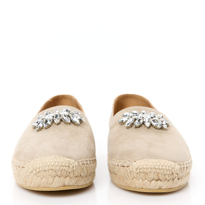 Miu Miu Camoscio Crystal Espadrilles 37 Corda 2 of 10