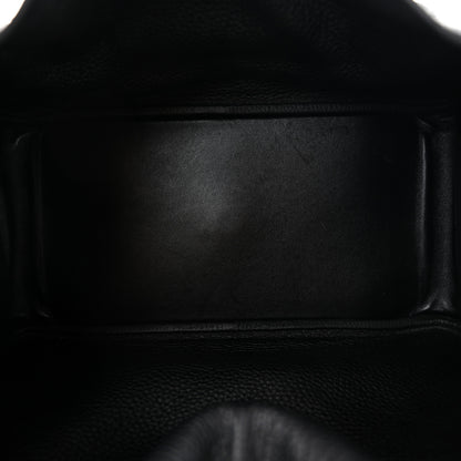 Hermes Taurillon Clemence Lindy 34 Black 5 of 10