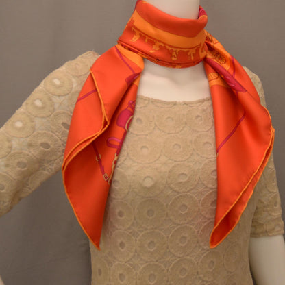 Hermes Silk Paris Qui Roule Scarf 90 2 of 7