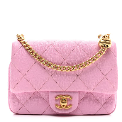 Chanel Caviar Quilted Mini Sweetheart Flap Lilac 1 of 9