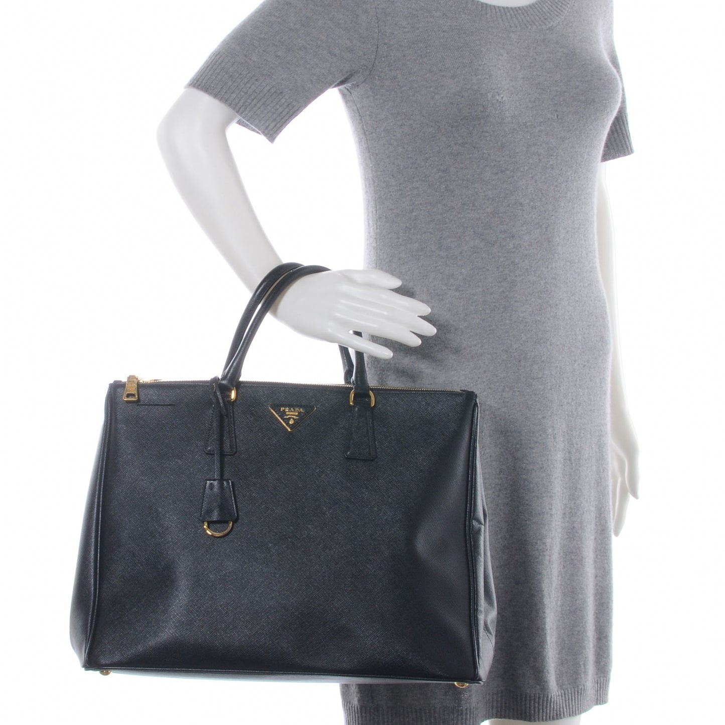 Saffiano Lux Tote Nero Black