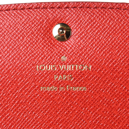 Louis Vuitton Monogram Bloom Flower Emilie Wallet Coquelicot 5 of 7