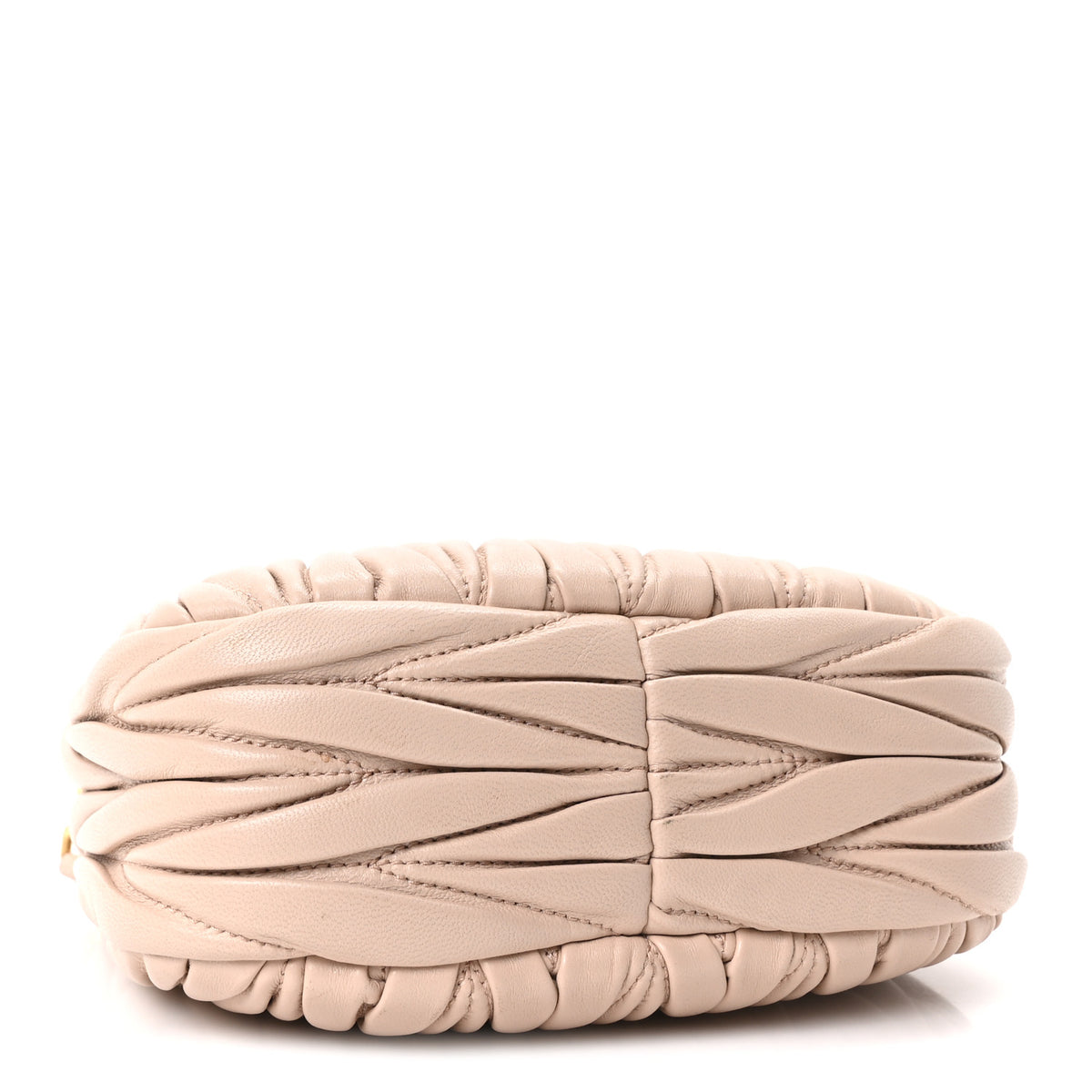 Miu Miu Nappa Matelasse Mini Wander Hobo Cipria 3 of 9