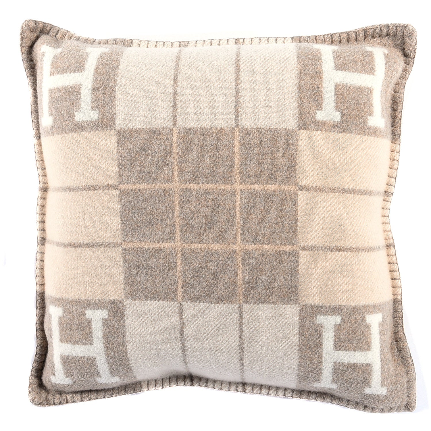 Hermes Wool Cashmere Avalon III Pillow PM Coco Camomille 2 of 3