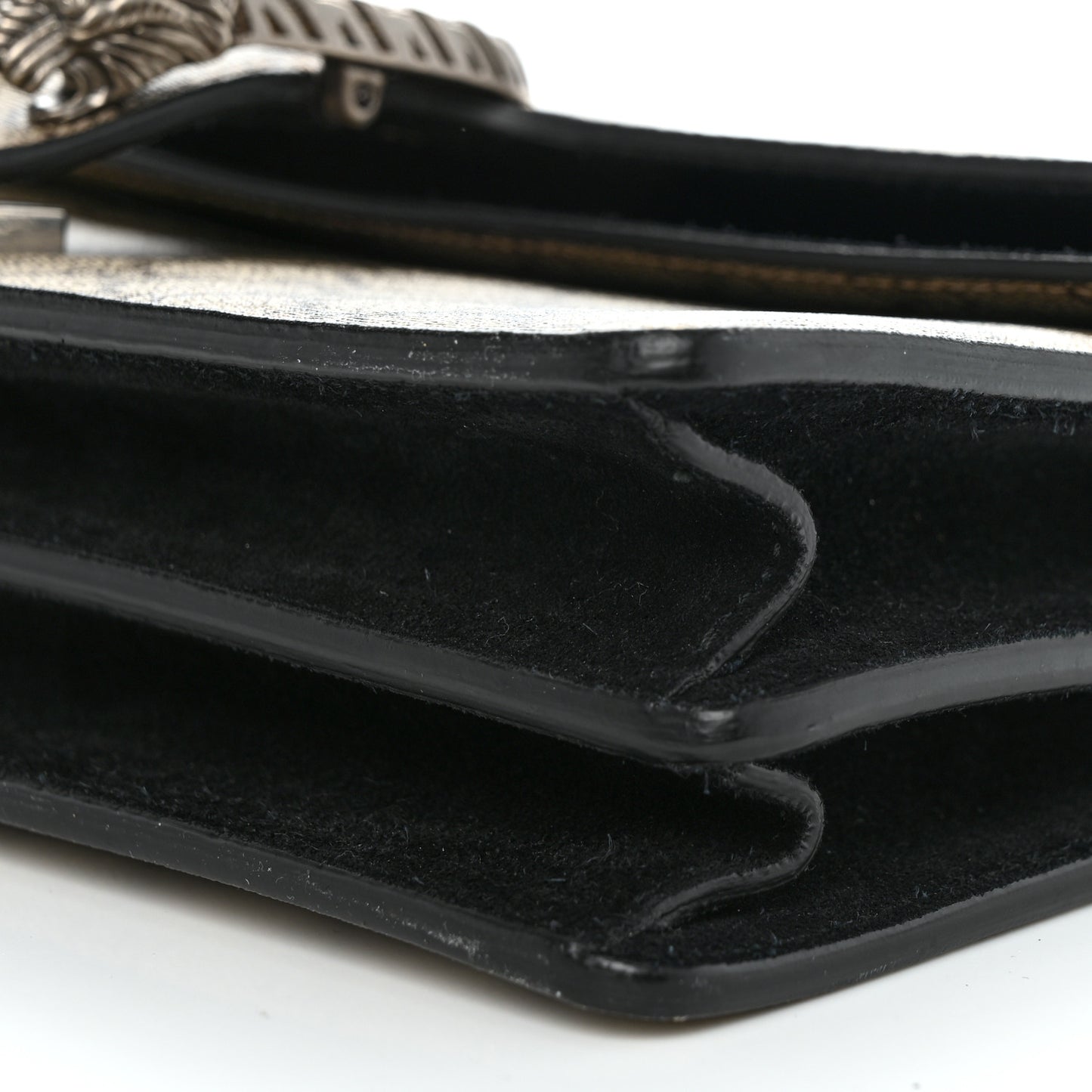 GG Supreme Monogram Small Dionysus Shoulder Bag Black