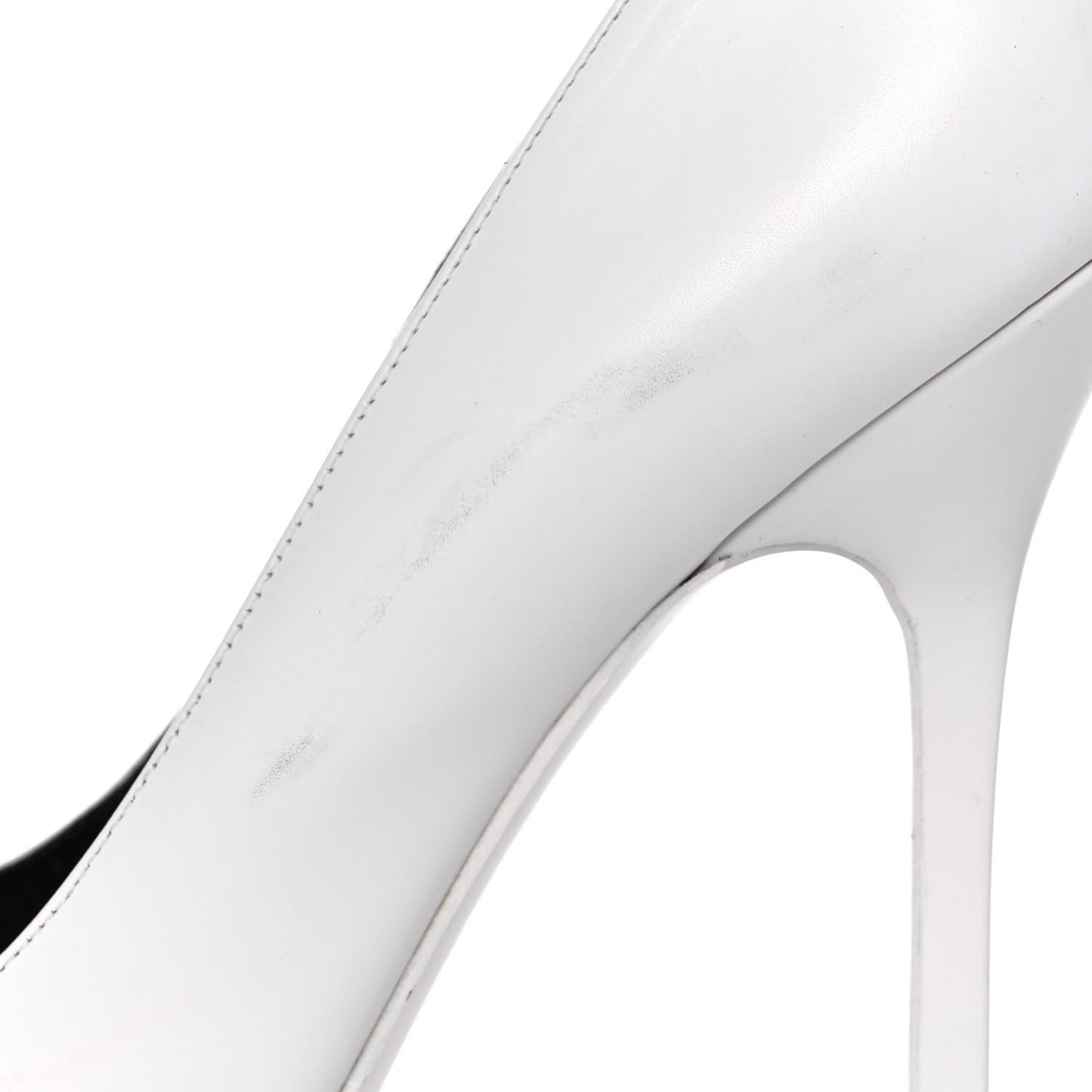 Calfskin Vitello Vernice Tribtoo 105 Pumps 41 Porcellana Black