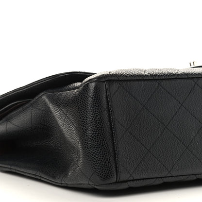 Chanel Caviar Quilted Maxi Double Flap Black 9 of 10
