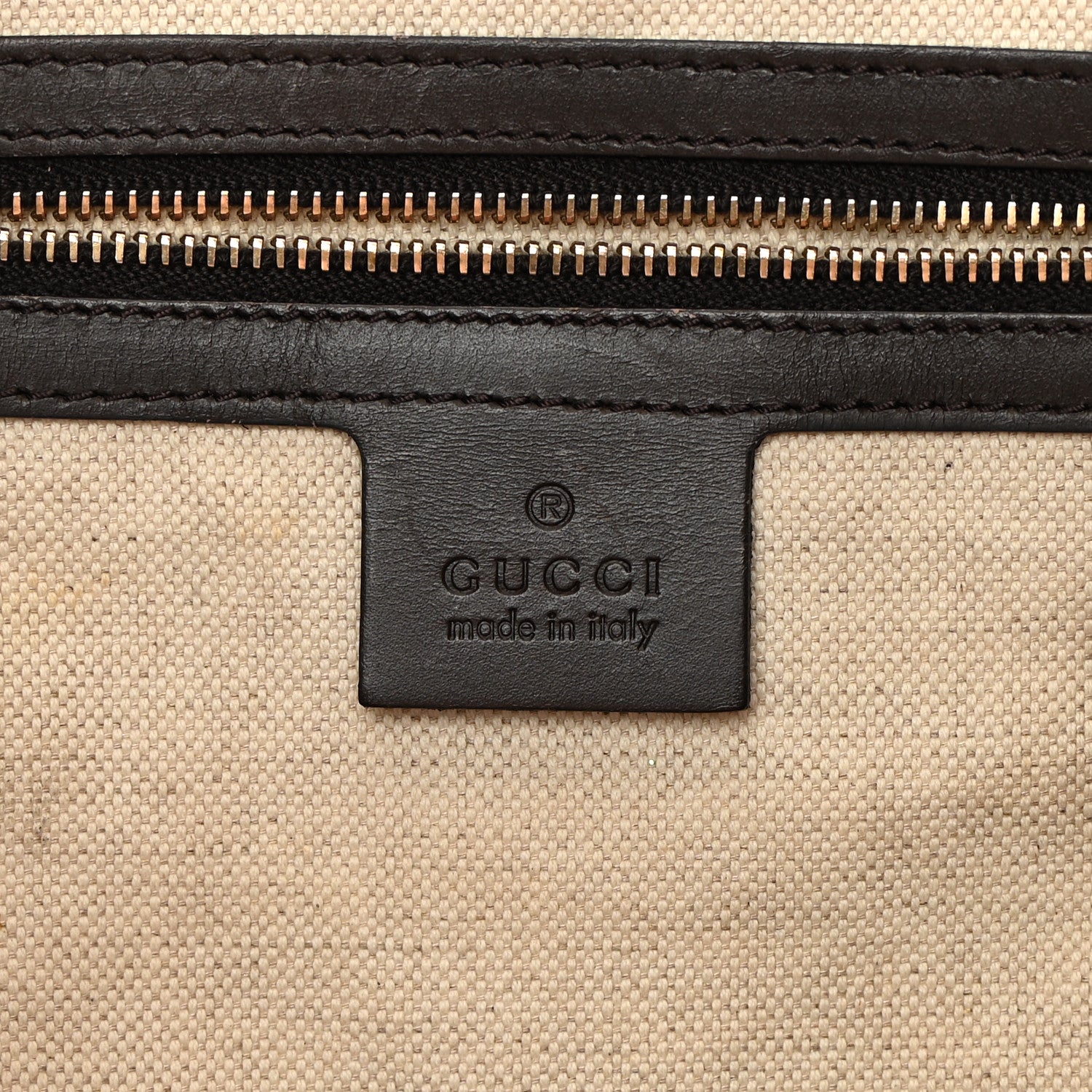 Gucci Monogram Selleria Calfskin Vintage Web Medium Boston Beige Ebony Cocoa 6 of 21
