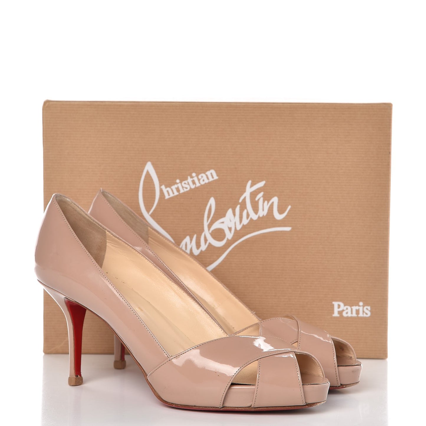 Patent Shelley 90 Pumps 39 39.5 Nude