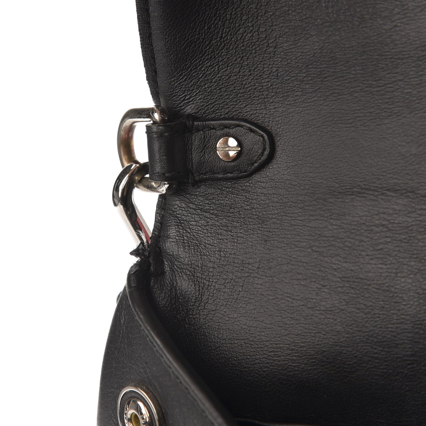 Smooth Calfskin Tri-Color Medium Be Dior Flap Black Blue Red
