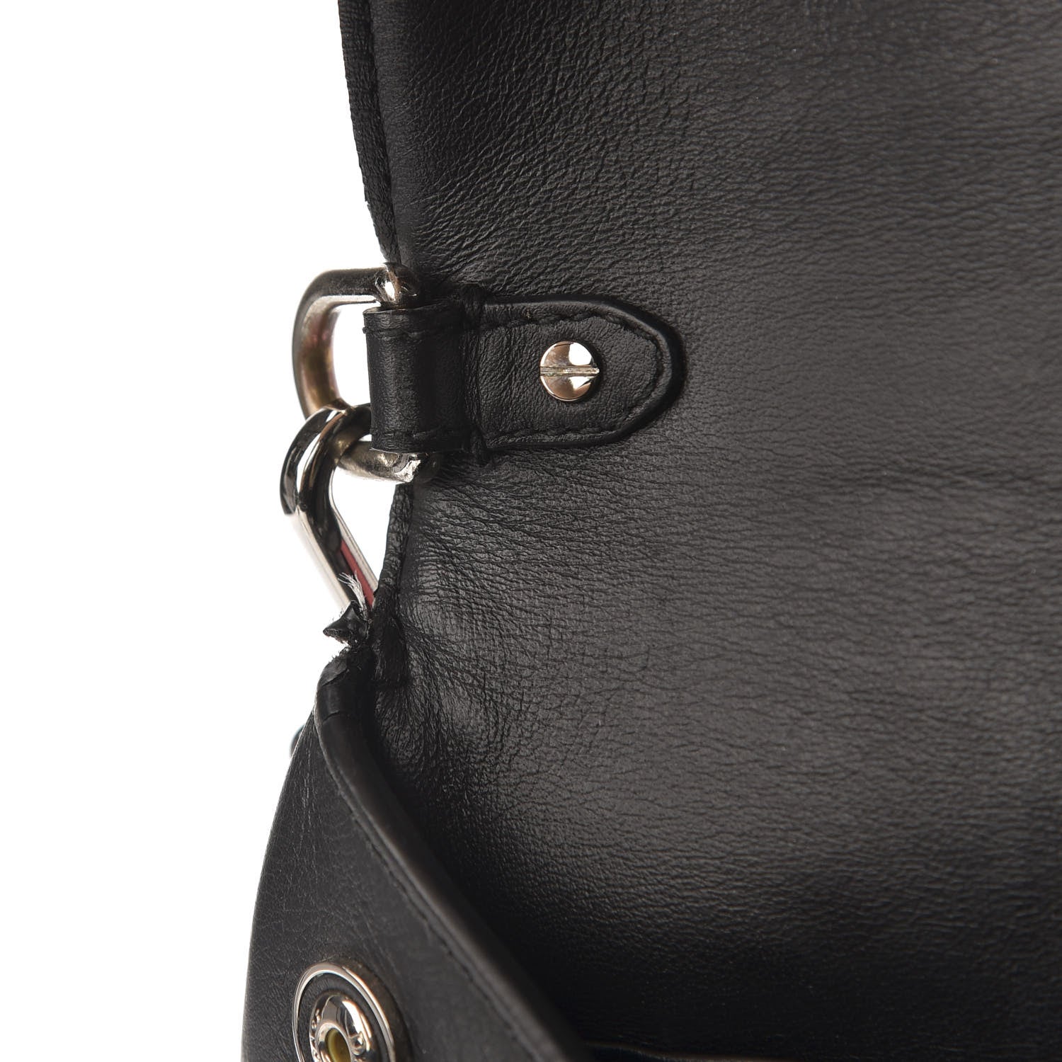 Christian Dior Smooth Calfskin Tri-Color Medium Be Dior Flap Black Blue Red 9 of 13