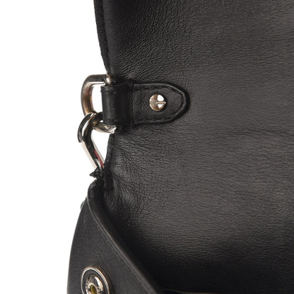 Christian Dior Smooth Calfskin Tri-Color Medium Be Dior Flap Black Blue Red 9 of 13