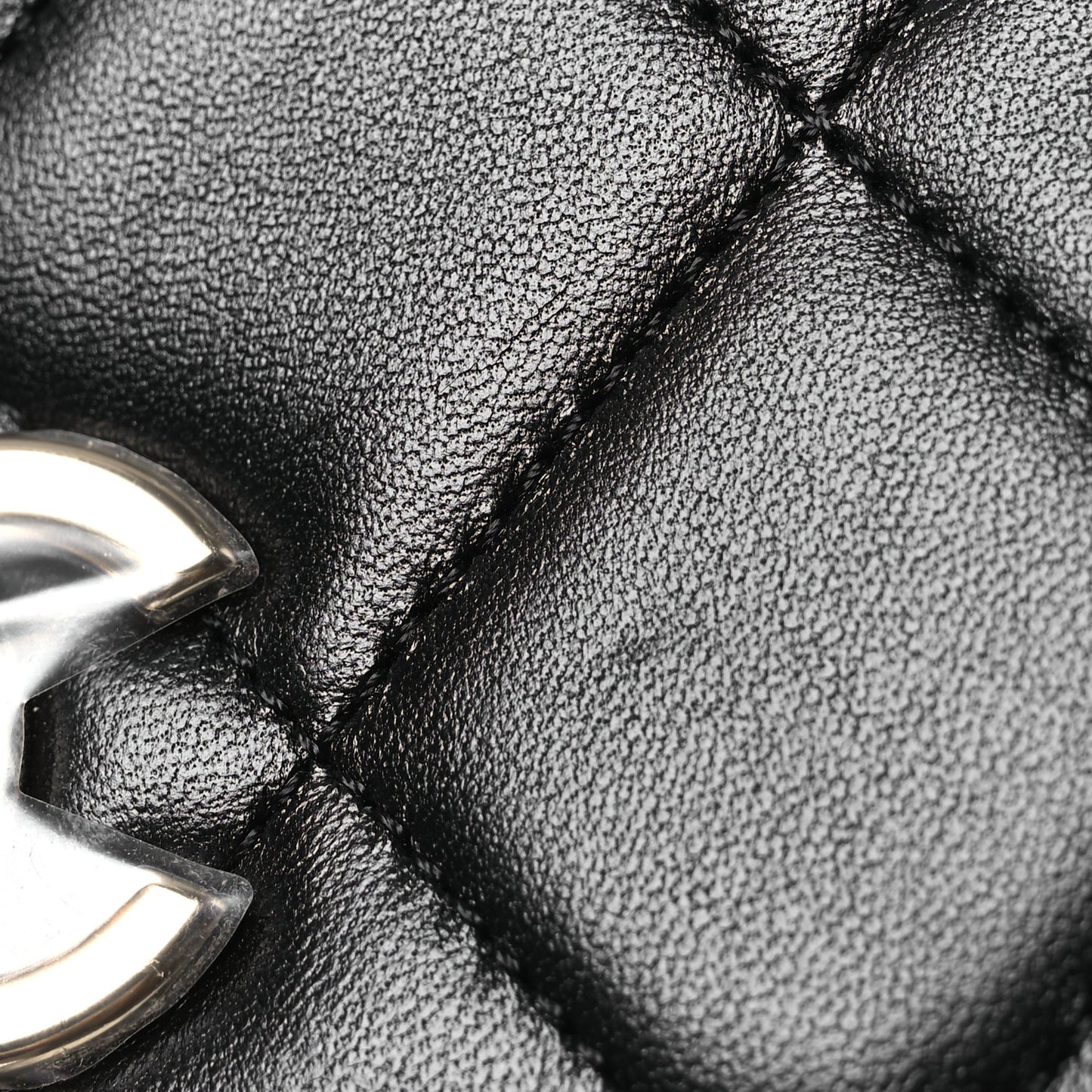Lambskin Quilted Small Trendy CC Dual Handle Flap Bag Black