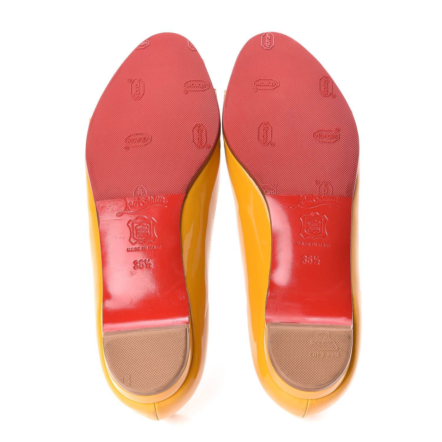 Christian Louboutin Patent Croisette Peep Toe Flats 36.5 7 of 17