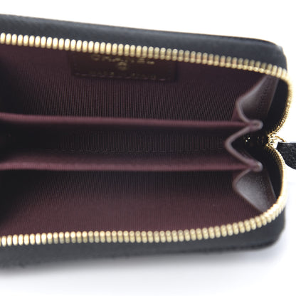 Chanel Caviar Quilted Zip Coin Purse Black 5 of 8