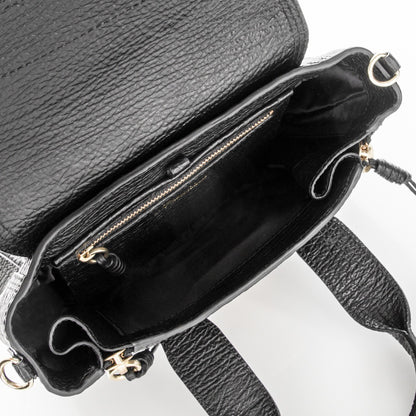 3.1 Phillip Lim 3.1 Textured Calfskin Mini Pashli Satchel Black 5 of 7