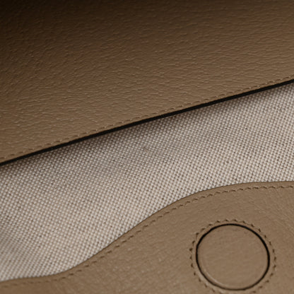 Gucci GG Supreme Monogram Textured Dollar Calfskin Web Medium Ophidia Shopping Tote Beige Mystic White Oatmeal 11 of 11