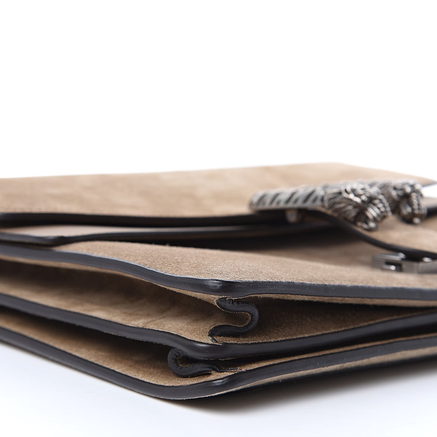Suede Medium Dionysus Shoulder Bag Taupe