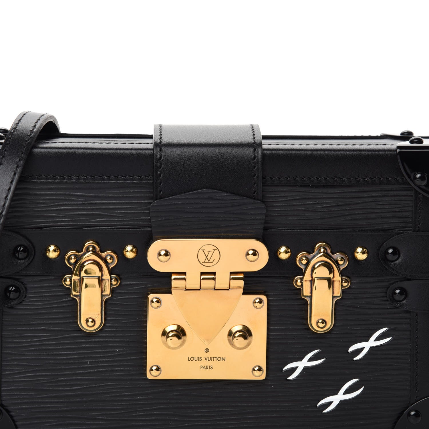 Louis Vuitton Epi Petite Malle Black 10 of 11