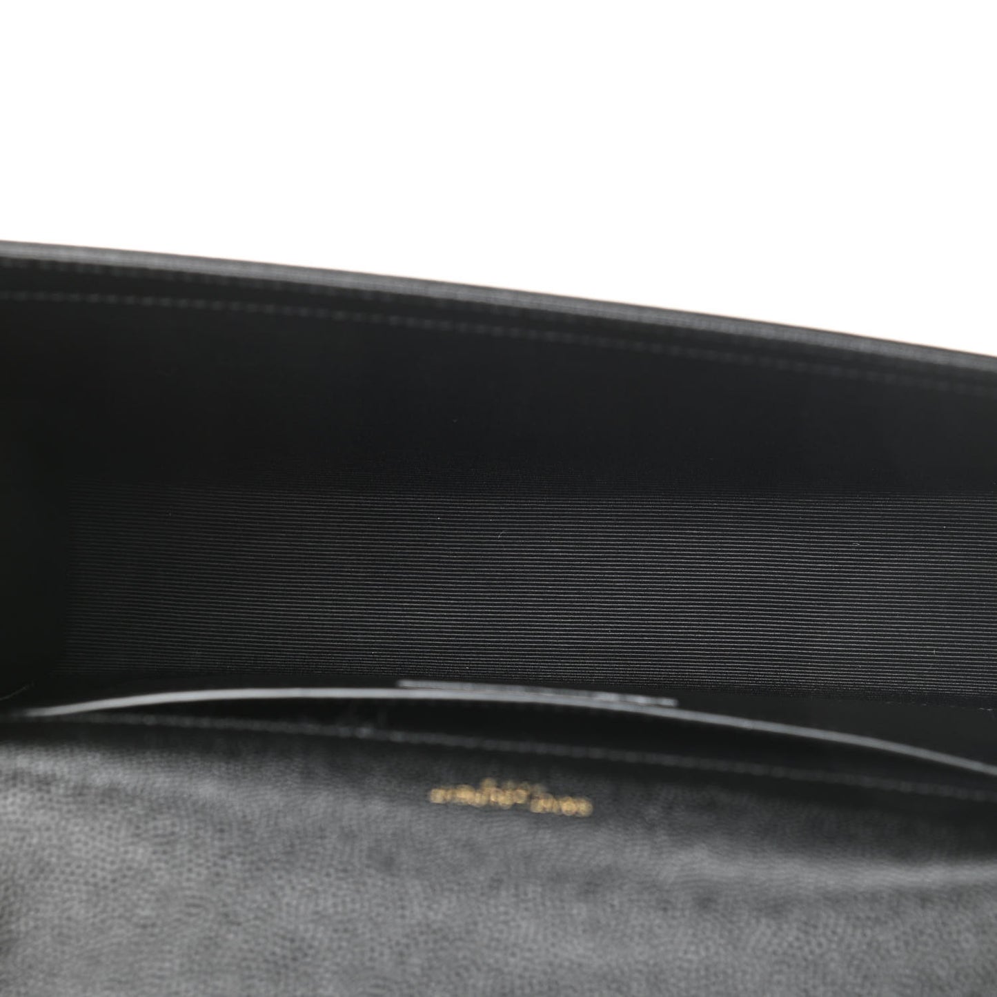 Grain De Poudre Medium Classic Monogram Kate Satchel Black