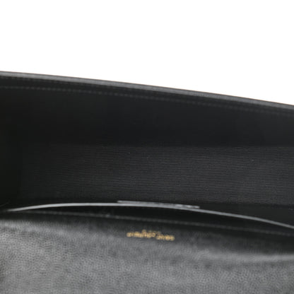 Saint Laurent Grain De Poudre Medium Classic Monogram Kate Satchel Black 5 of 9