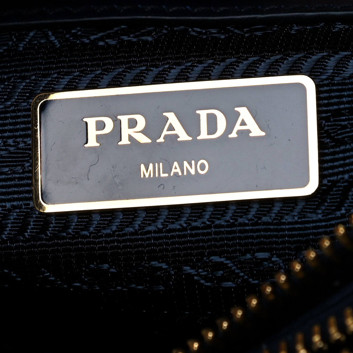 Prada Tessuto Nylon Soft Calf Double Zip Crossbody Bag Blue 7 of 9