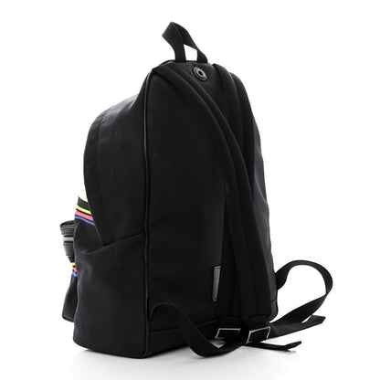 Saint Laurent Nylon Twill Dinosaur Print City Backpack Black Multicolor 3 of 15