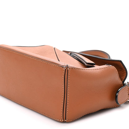 Loewe Calfskin Mini Puzzle Bag Tan 8 of 10