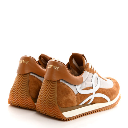 Loewe Nylon Suede Flow Runner Sneakers 41 Gold 4 of 8