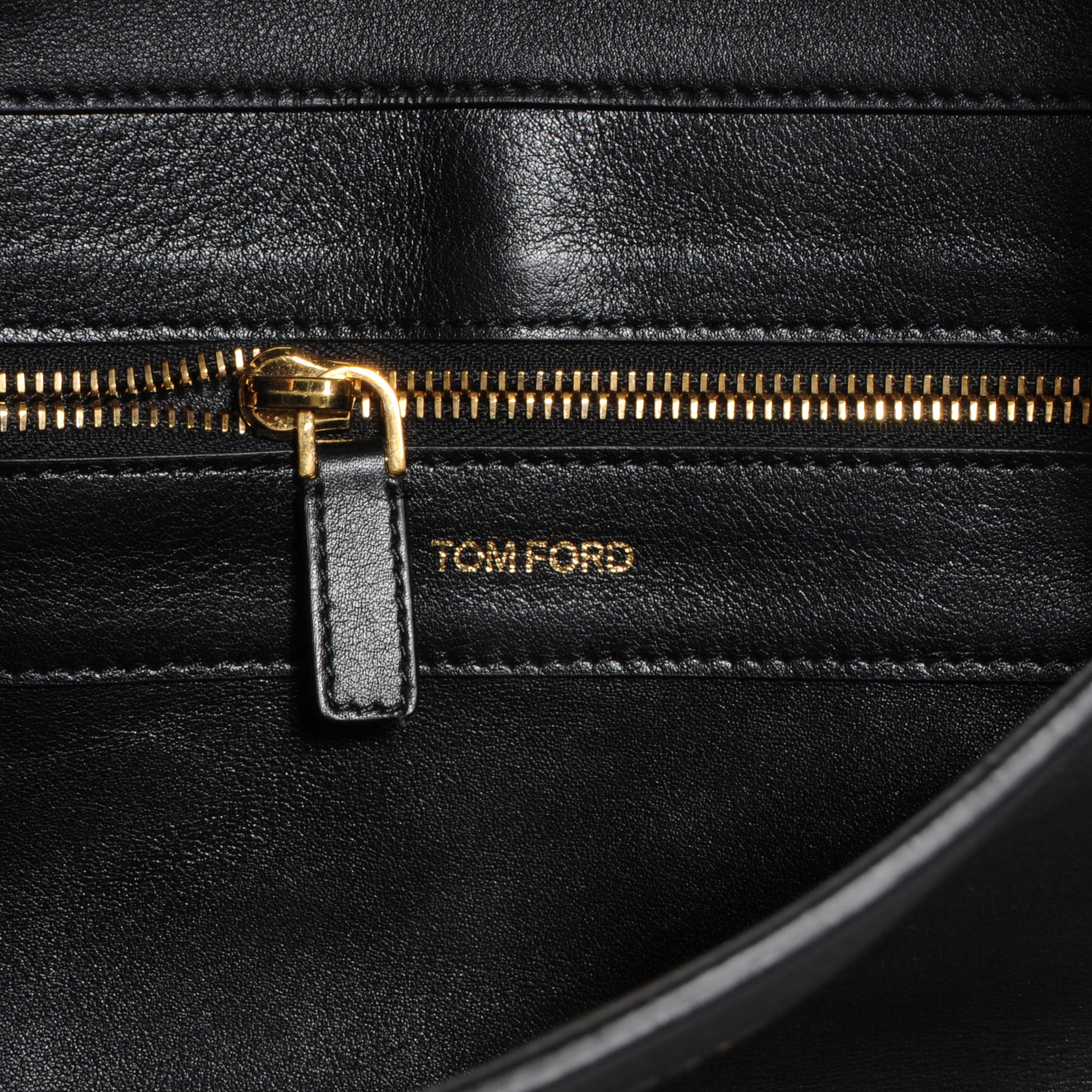 Tom Ford Calfskin Tote Black 6 of 8