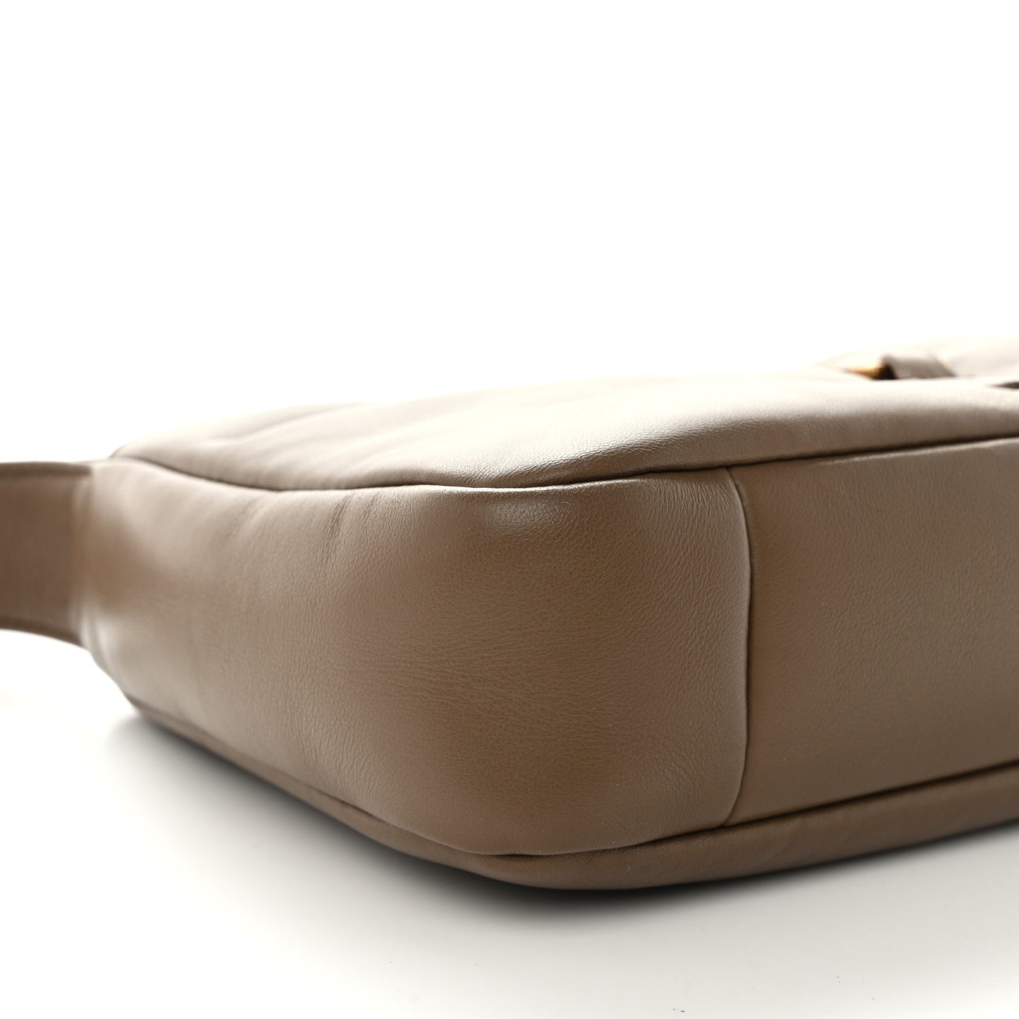Padded Lambskin Le 5 A 7 Hobo Dark Peanut