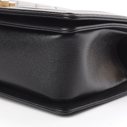 Chanel Caviar Quilted Medium Boy Flap Black 10 of 11