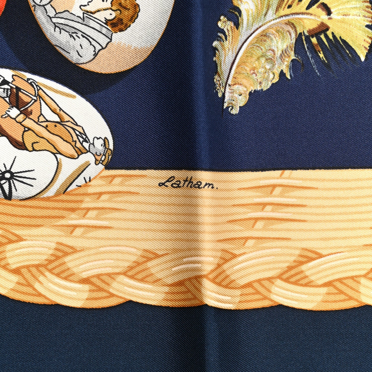 Hermes Silk Couvee d'Hermes Scarf 90 Multicolor 6 of 8