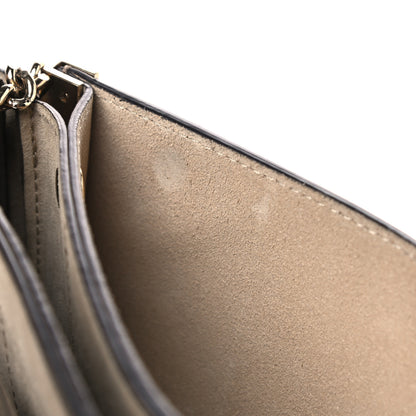 Chloe Suede Calfskin Small Faye Shoulder Bag Motty Grey 15 of 21