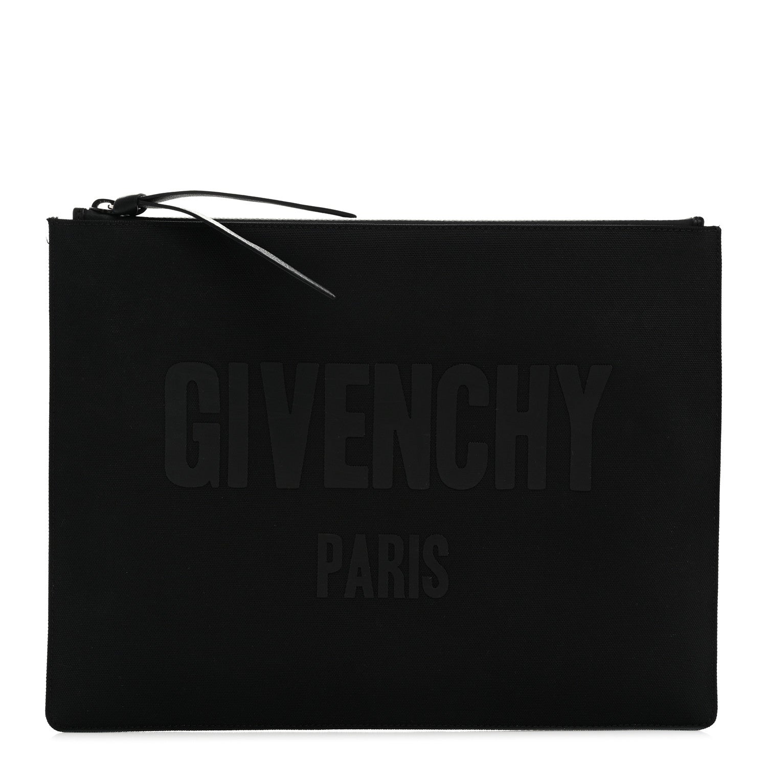 Givenchy Canvas Large Logo Zipped Pouch Black 1 of 8