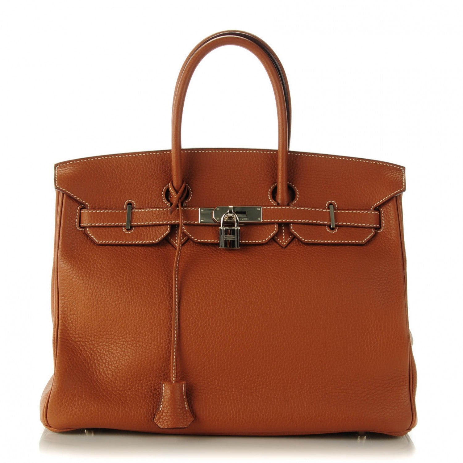 Hermes Taurillon Clemence Birkin 35 Gold 1 of 24