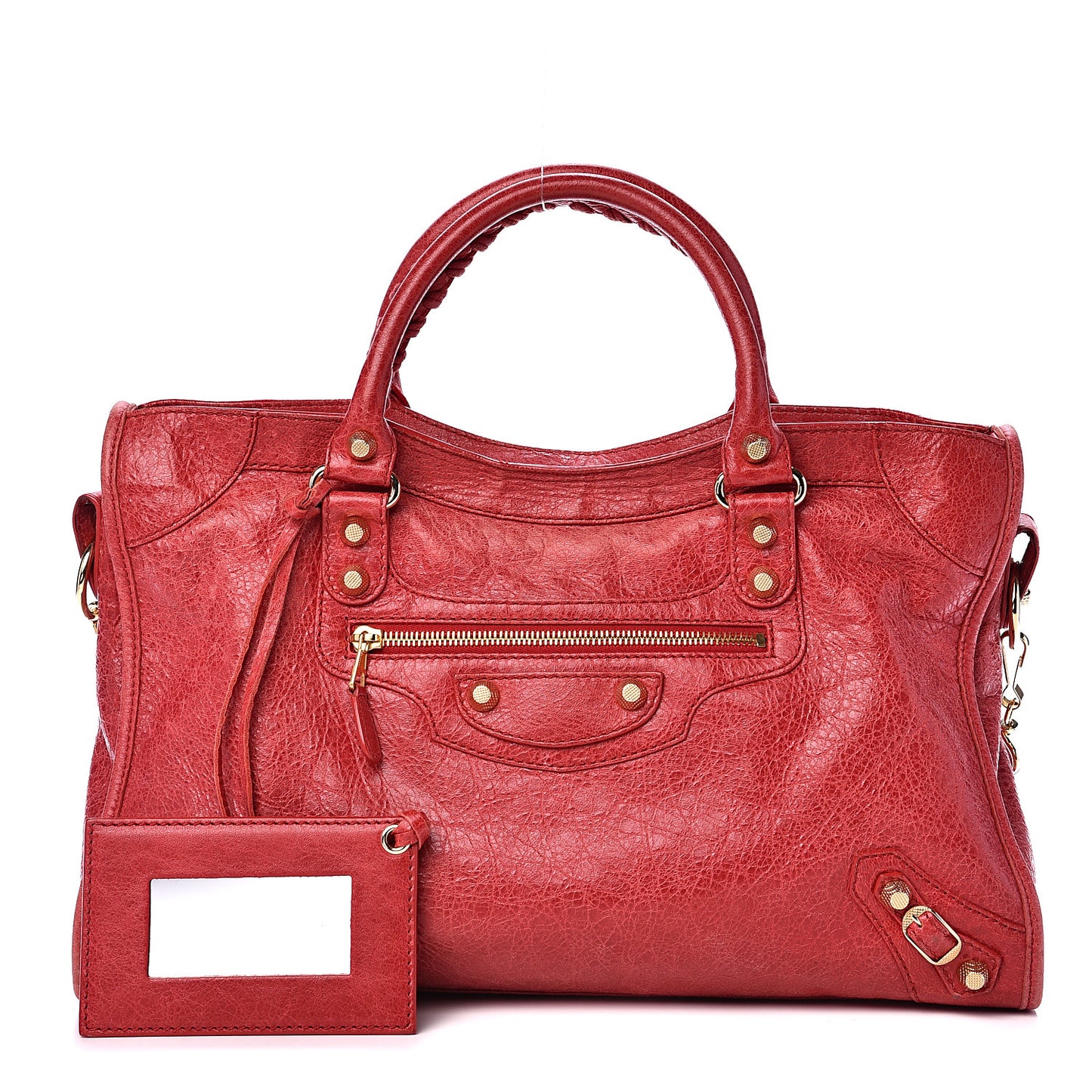 Agneau Giant 12 Gold Hardware City Rouge Cardinal