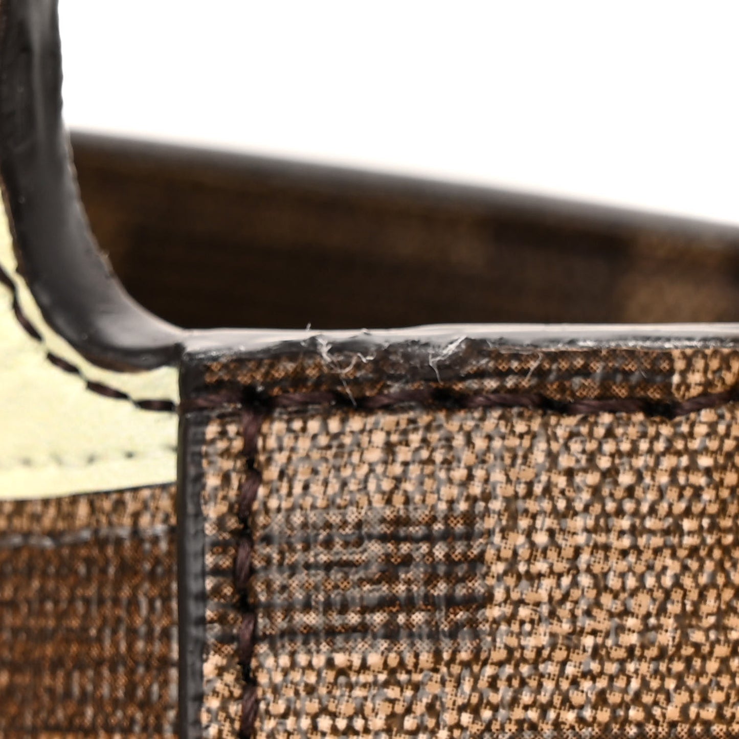 Glazed Fabric FF 1974 Hairdo Girls Inlay Baguette Mogano Panna Multicolor