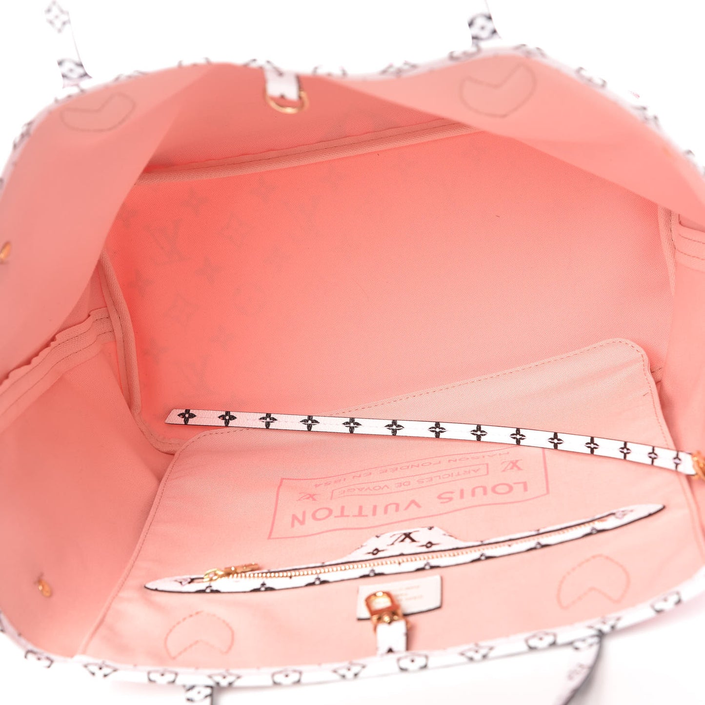 Monogram Giant Neverfull MM Rouge