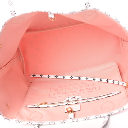 Louis Vuitton Monogram Giant Neverfull MM Rouge 6 of 12