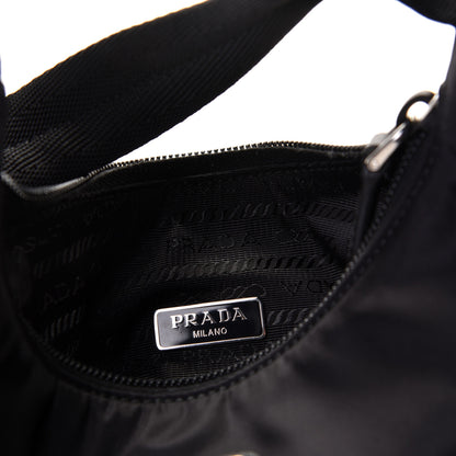 Prada Tessuto Nylon Mini Re-Edition 2000 Bag Black 5 of 8
