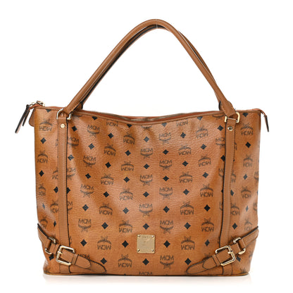MCM Visetos Shoulder Bag Cognac 1 of 16