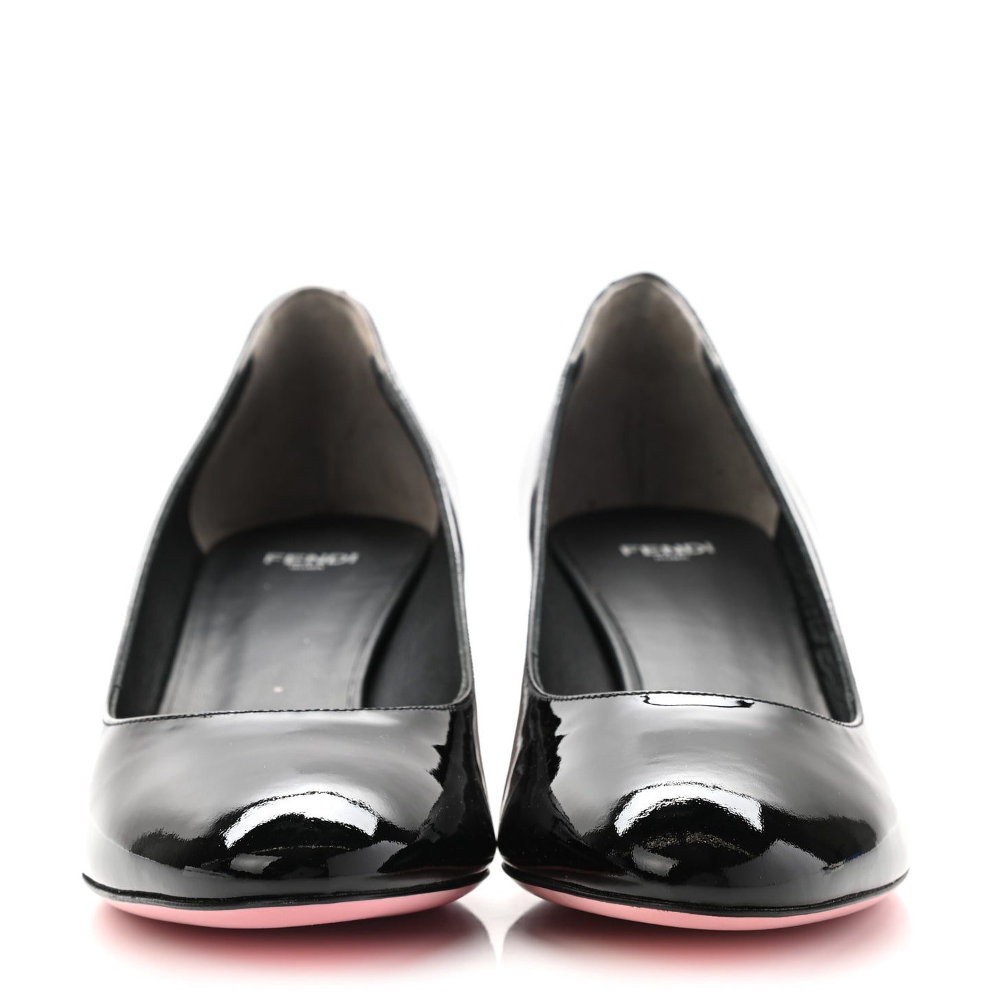 Patent Block Heel Pumps 41 Black