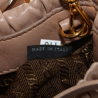 Prada Nappa Gaufre Mini Crossbody Bag Cammeo 8 of 10