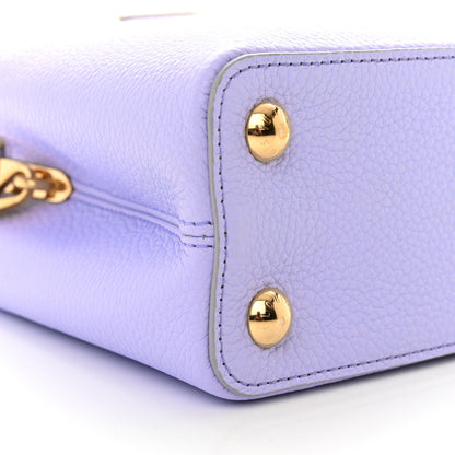 Louis Vuitton Taurillon Braided Chain Capucines BB Iris Creme 8 of 9