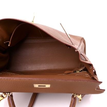 Hermes Togo Kelly Retourne 32 Gold 5 of 18