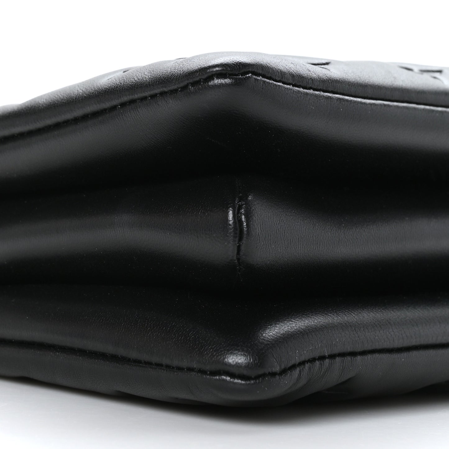 Lambskin Embossed Monogram Coussin BB Black