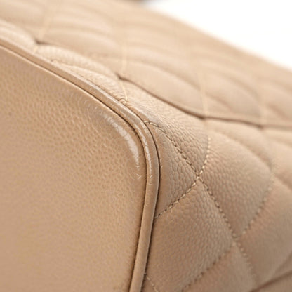 Chanel Caviar Quilted Medallion Tote Beige 8 of 15